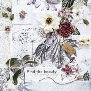 German Decoupage Napkins (5 pcs) - Diana Flowers