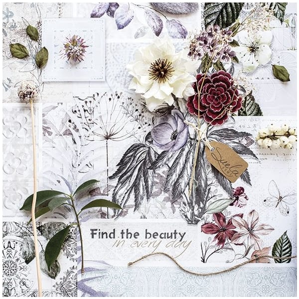 German Decoupage Napkins (5 pcs) - Diana Flowers