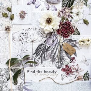 German Decoupage Napkins (5 pcs) - Diana Flowers