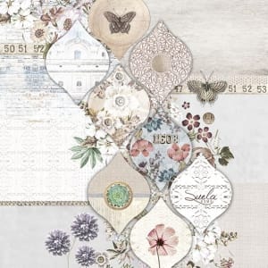 German Decoupage Napkins (5 pcs) - Josephine