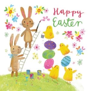 German Decoupage Napkins (5 pcs) - Easter Tower