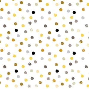 German Decoupage Napkins (5 pcs) - Swirling Dots White