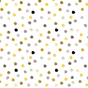 German Decoupage Napkins (5 pcs) - Swirling Dots White