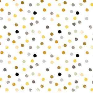 German Decoupage Napkins (5 pcs) - Swirling Dots White