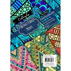 CrafTangles Decoupage Paper Pack - Abstract Ethnic Prints (A4) - 4 sheets