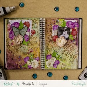 CrafTangles_Monalisa_Spring_Flowers_Art_Jounrnal