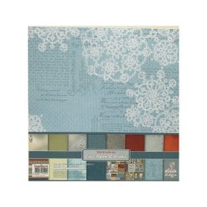 ScrapBerrys 12x12 Patterned Paper Pack - Once Upon a Winter (Set of 9 sheets)