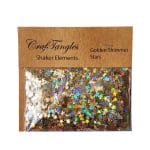 CrafTangles Shaker Elements - Golden Shimmer Stars (10 gms)