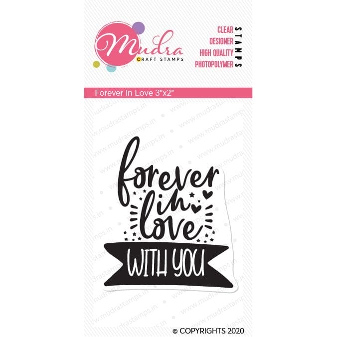 Mudra Craft Stamps - Forever in Love Mudra Stamps Forever in Love Mudra Craft Stamps - Forever in Love