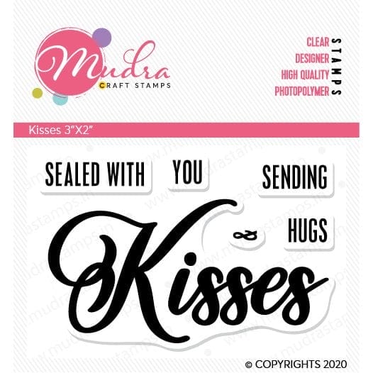 Mudra Craft Stamps - Kisses Mudra Stamps Kisses Mudra Craft Stamps - Kisses