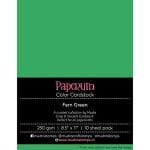 Mudra Paperum cardstock (8.5 by 11 inches) (250 gsm) (Set of 10 sheets) - Fern Green