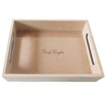 CrafTangles MDF Straight Edged Tray (6.5 by 8.5 inches)