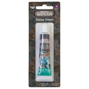 Prima Marketing Finnabair Art Alchemy Matte Wax .68 Fluid Ounce - Patina Green