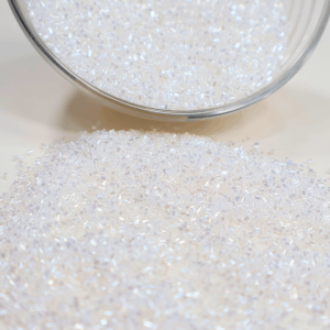 CrafTangles Small Pipe Beads - Translucent White