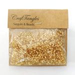 CrafTangles Pipe Beads - Amber Yellow