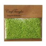 CrafTangles Seed Beads - Lime Green