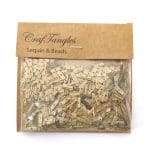 CrafTangles Sequins - Antique Gold Strips