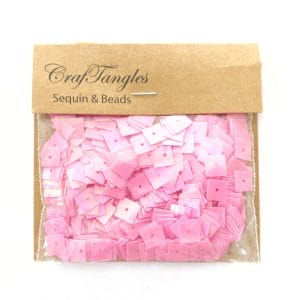 CrafTangles Sequins - Electic Pink Squares