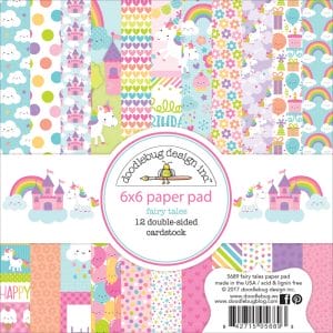 Doodlebug Double-Sided Paper Pad 6"X6" 24/Pkg Fairy Tales