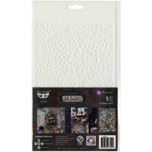 Prima Marketing Finnabair Stencil 6"X9" - Floral Net