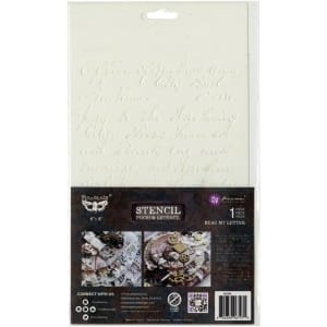 Prima Marketing Finnabair Stencil 6"X9" - Read my Letter