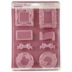 Stamperia Soft Maxi Mould 8.5"X11.5" - Frames