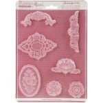 Stamperia Soft Maxi Mould 8.5"X11.5" - Friezes