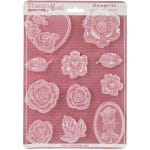 Stamperia Soft Maxi Mould 8.5"X11.5" - Roses
