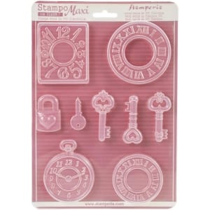 Stamperia Soft Maxi Mould 8.5"X11.5" - Watches