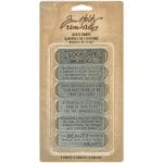 Tim Holtz ideaology Metal Quote Bands - Antique Nickel