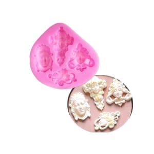Exotic Faces Silicone Clay Mould