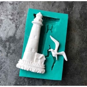 Lighthouse Silicone Clay Mould