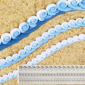 Waves Silicone Clay Mould