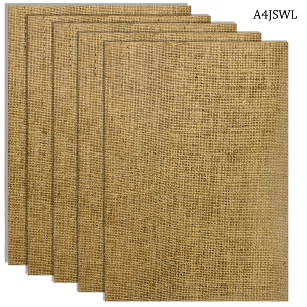 A4 Jute Sheets (Pack of 10 sheets)