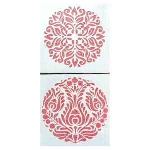 6by6 inch stencil (Set of 2) - SP6203