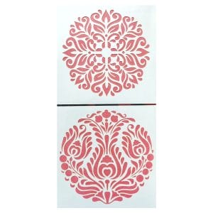6by6 inch stencil (Set of 2) - SP6203