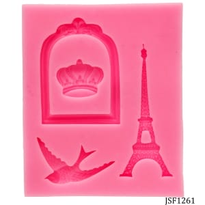 Eifel Tower and frame Silicone Clay Mould