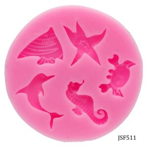 Sea life Silicone Clay Mould (Round)