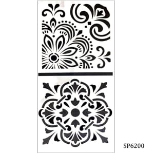 6by6 inch stencil (Set of 2) - SP6200