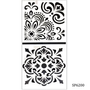 6by6 inch stencil (Set of 2) - SP6200