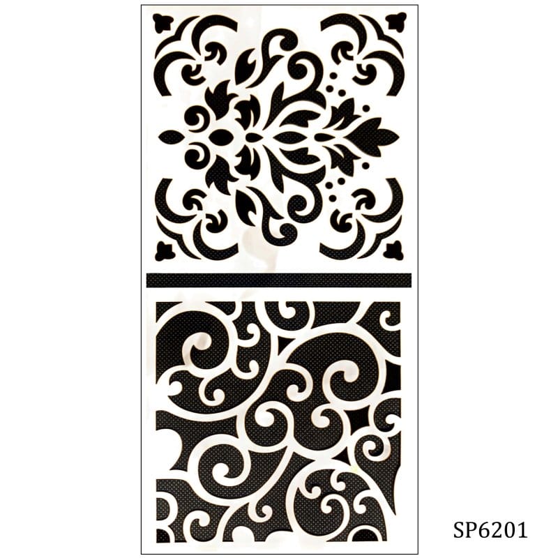 6by6 inch stencil (Set of 2) - SP6201 SP6201 stencils 6by6inch 6by6 inch stencil (Set of 2) - SP6201