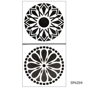 6by6 inch stencil (Set of 2) - SP6204
