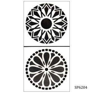 6by6 inch stencil (Set of 2) - SP6204