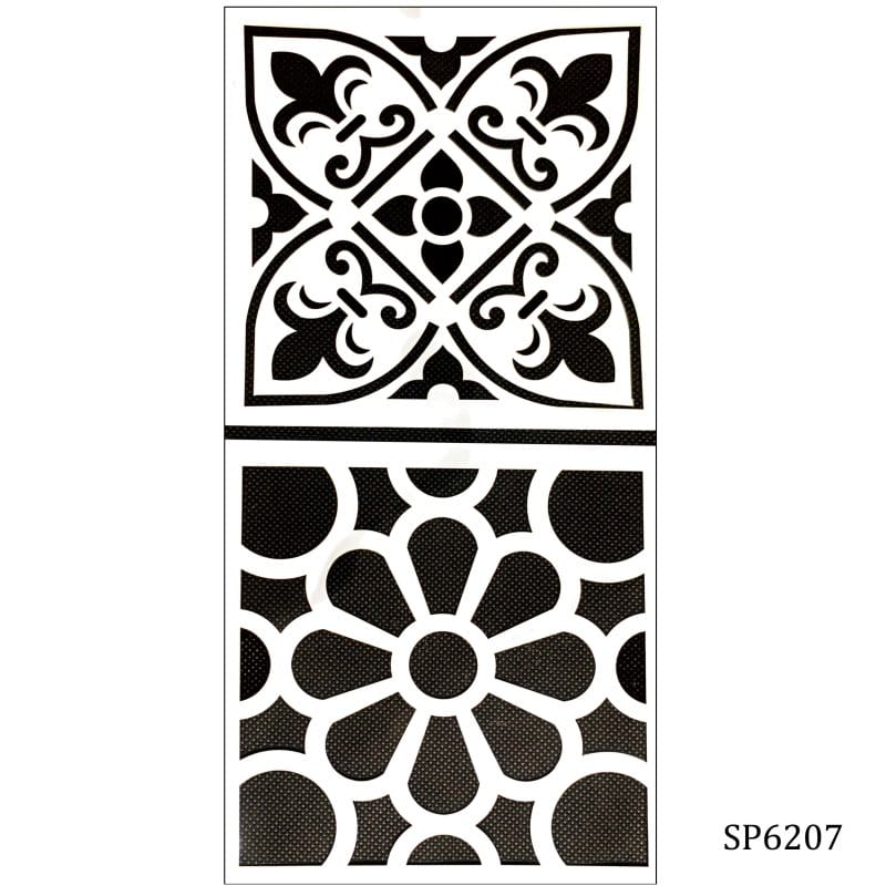 6by6 inch stencil (Set of 2) - SP6207 SP6207 stencils 6by6inch 6by6 inch stencil (Set of 2) - SP6207