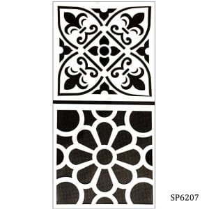6by6 inch stencil (Set of 2) - SP6207