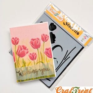 CrafTreat-Stencil-Layered-Tulip-CTS428-1