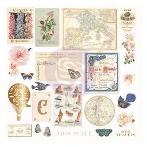 Prima Capri Cardstock Ephemera 23/Pkg - 2nd set