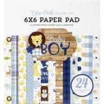 Echo Park paper pad - Baby Boy (6by6 inch)