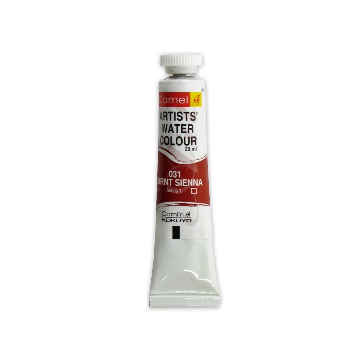 Camel Artist Watercolour Tubes (20 ml) - Series 1 - Burnt Sienna (031) Camel Camlin Artists Watercolor Tube 20ml Burnt Seinna Camel Artist Watercolour Tubes (20 ml) - Series 1 - Burnt Sienna (031)