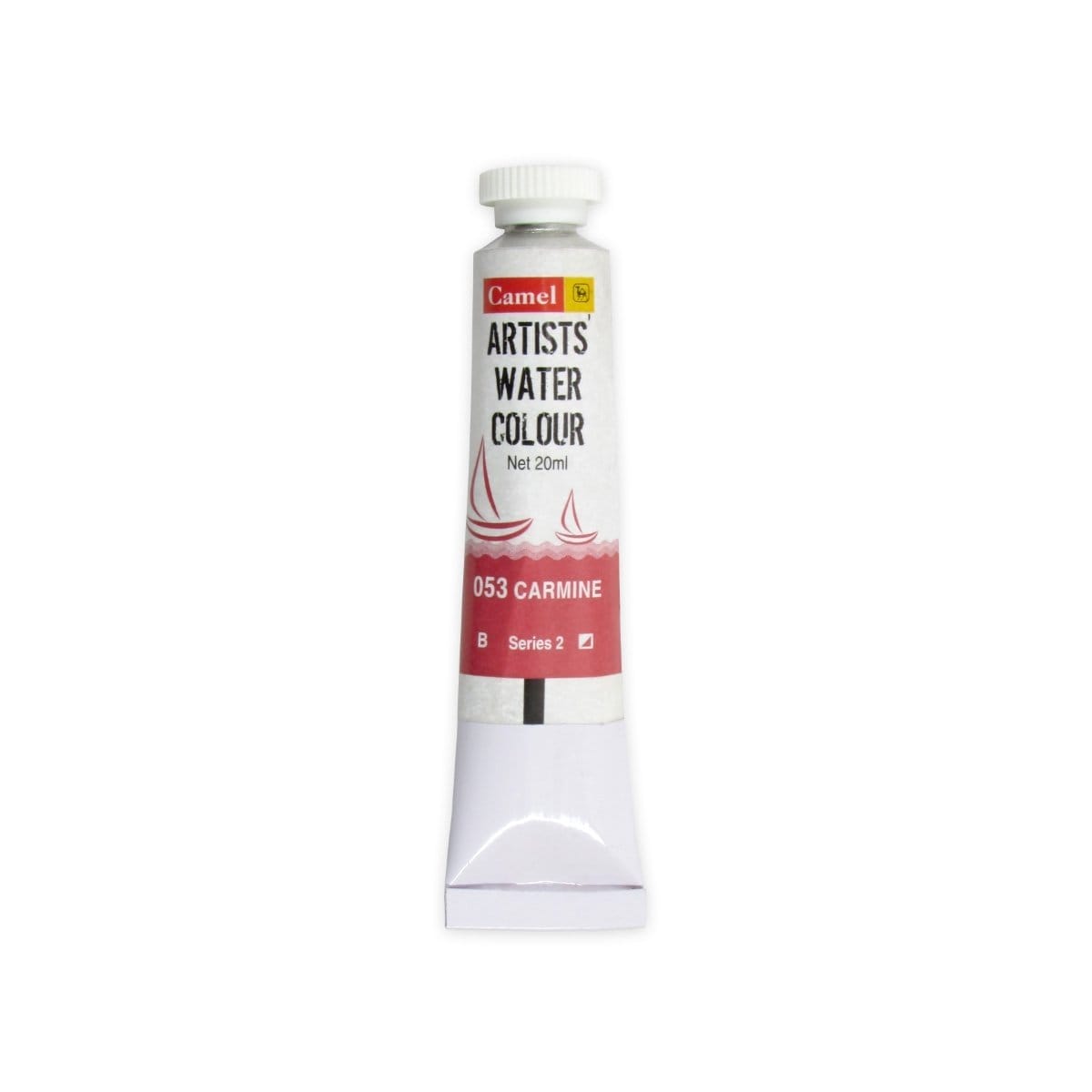 Camel Artist Watercolour Tubes (20 ml) - Series 2 - Carmine (053) Camel Camlin Artists Watercolor Tube 20ml Carmine Camel Artist Watercolour Tubes (20 ml) - Series 2 - Carmine (053)